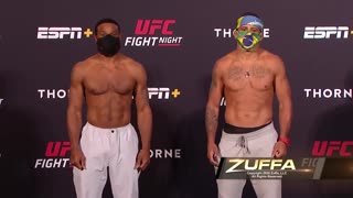 UFC Вудли vs Бернс - Битвы взглядов