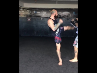 Димитри Зеброски работает на лапах