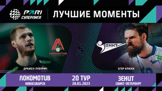 Локомотив - Зенит СПБ | 20 Тур | 28.01.2023 | PARI Суперлига 2022/23 | Мужчины